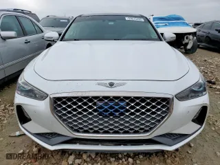 2020 Genesis G70 2.0T with VIN KMTG34LA1LU063284, listed as a Copart auction lot 53615495 with 136,230 mi miles and Clean Title. Bid and sale history available at carsss.com. Image 5.