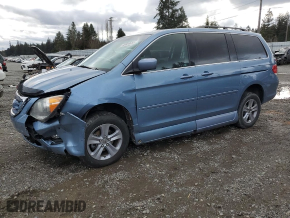 2010 Honda Odyssey Touring with VIN 5FNRL3H93AB043706, listed as a Copart auction lot 45926655 with 112,794 mi miles and Salvage Title. Bid and sale history available at carsss.com. Image 1.