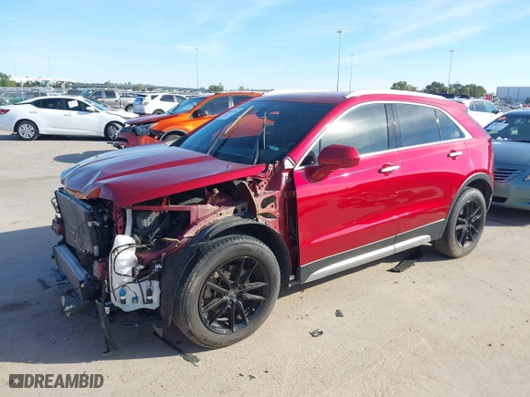 2019 Cadillac XT4 FWD Premium Luxury with VIN 1GYFZCR49KF108537, listed as a IAAI auction lot 40954716 with 40,881 mi miles. Bid and sale history available at carsss.com. Image 19.