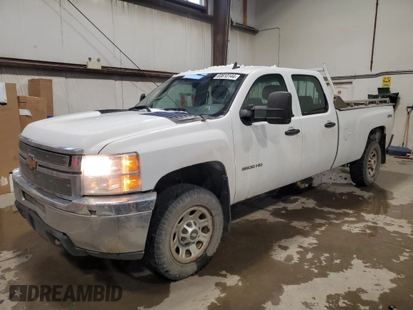 2013 Chevrolet Silverado 3500HD Work Truck with VIN 1GC4KZCG1DF112074, listed as a Copart auction lot 83610144 with 155,101 mi miles and Clean Title. Bid and sale history available at carsss.com. Image 1.