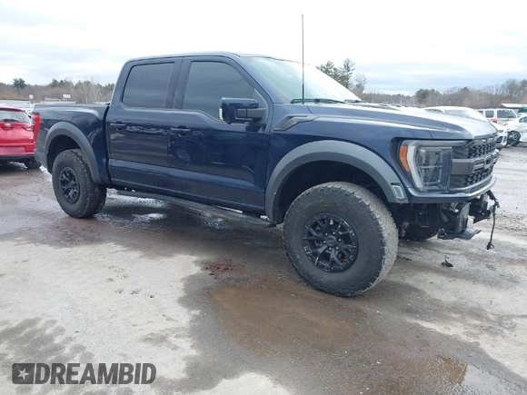 2023 Ford F-150 Raptor with VIN 1FTFW1RG9PFA45363, listed as a IAAI auction lot 41631790 with 64,393 mi miles and . Bid and sale history available at DreamBid. Image 1.