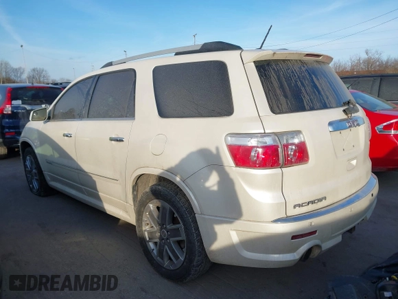 2012 GMC Acadia Denali with VIN 1GKKRTED2CJ141232, listed as a IAAI auction lot 41527714 with 239,697 mi miles and . Bid and sale history available at DreamBid. Image 3.