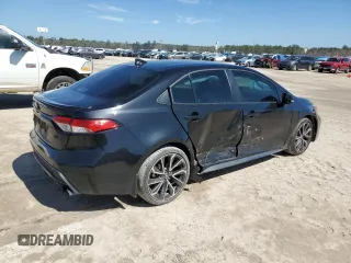 2022 Toyota Corolla SE with VIN 5YFS4MCE7NP126008, listed as a Copart auction lot 46907645 with 26,999 mi miles and Salvage Title. Bid and sale history available at DreamBid. Image 3.