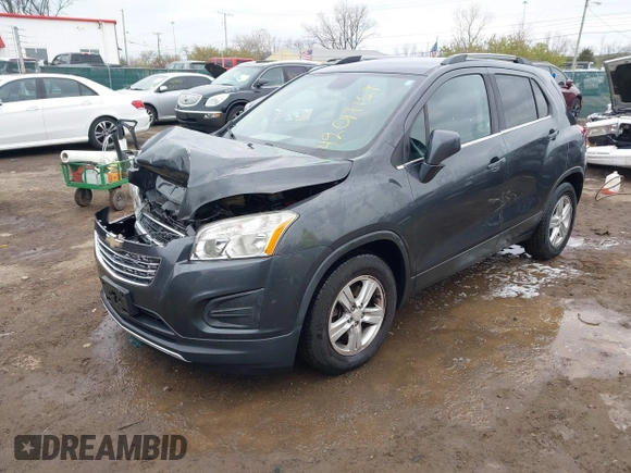 2016 Chevrolet Trax LT with VIN 3GNCJLSB7GL280613, listed as a IAAI auction lot 42017159 with 74,032 mi miles. Bid and sale history available at carsss.com. Image 17.