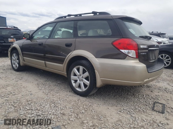 2008 Subaru Outback i z VIN 4S4BP61C187365883, wystawiony jako Copart lot #54420125 z przebiegiem 131 991 mil mil oraz Szkoda całkowita • Salvage title. Historia ofert i sprzedaży dostępna na DreamBid. Obrazek 2.