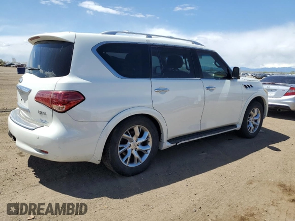 2011 Infiniti QX56 7-passenger with VIN JN8AZ2NEXB9005414, listed as a Copart auction lot 54880575 with 174,929 mi miles and Clean Title. Bid and sale history available at carsss.com. Image 3.