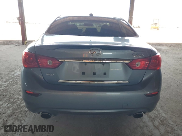 2017 Infiniti Q50 Premium with VIN JN1EV7AR0HM832300, listed as a Copart auction lot 60761625 with 186,479 mi miles and Clean title. Bid and sale history available at DreamBid. Image 6.