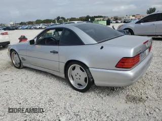 1997 Mercedes-Benz SL-Class with VIN WDBFA67F2VF151123, listed as a Copart auction lot 52703395 with 76,649 mi miles and Non Repairable. Bid and sale history available at carsss.com. Image 2.