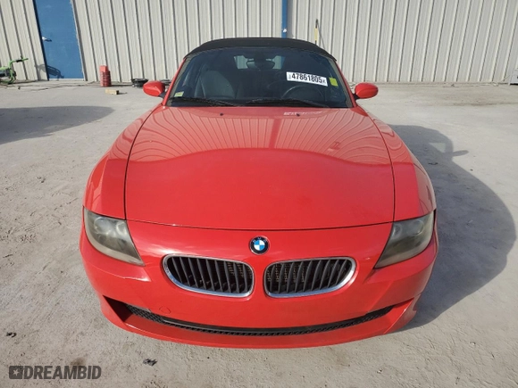 2006 BMW Z4 3.0i with VIN 4USBU33516LW68185, listed as a Copart auction lot 47861805 with 78,276 mi miles and Clean Title. Bid and sale history available at carsss.com. Image 5.