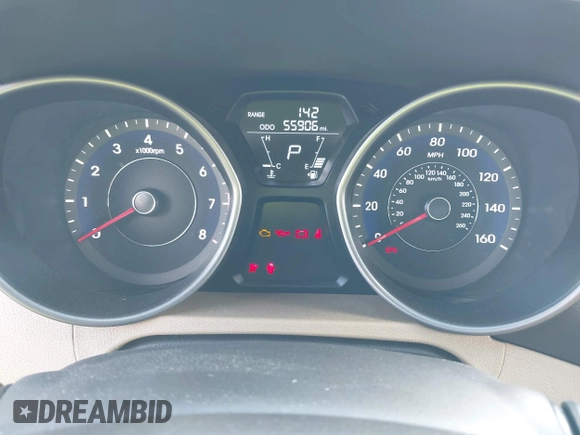 2013 Hyundai Elantra GLS with VIN 5NPDH4AE8DH329985, listed as a IAAI auction lot 42685574 with 55,906 mi miles and . Bid and sale history available at DreamBid. Image 7.