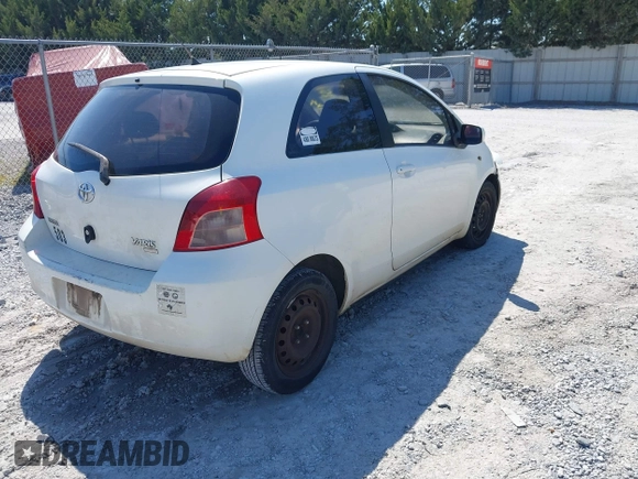 2008 Toyota Yaris with VIN JTDJT923085216503, listed as a IAAI auction lot 41889251 with 337,498 mi miles. Bid and sale history available at carsss.com. Image 4.