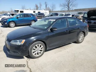 2012 Volkswagen Jetta Sedan SE w/Convenience with VIN 3VWDX7AJ2CM411783, listed as a Copart auction lot 48974555 with 128,209 mi miles and Salvage Title. Bid and sale history available at carsss.com. Image 1.