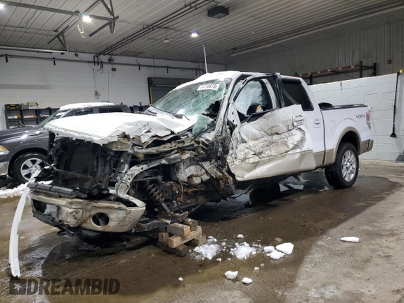 2010 Ford F-150 XL with VIN 1FTFW1EVXAFD69983, listed as a Copart auction lot 44758875 with 299,876 mi miles and Salvage Title. Bid and sale history available at DreamBid. Image 1.