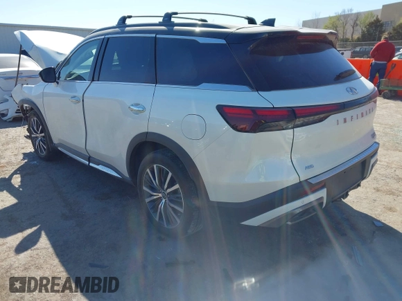 2024 Infiniti QX60 Autograph with VIN 5N1DL1HU1RC346328, listed as a IAAI auction lot 41845722 with 13,137 mi miles and . Bid and sale history available at DreamBid. Image 3.