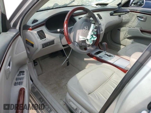 2006 Hyundai Azera SE with VIN KMHFC46FX6A087229, listed as a Copart auction lot 58816365 with Not provided miles and Non repairable. Bid and sale history available at DreamBid. Image 8.