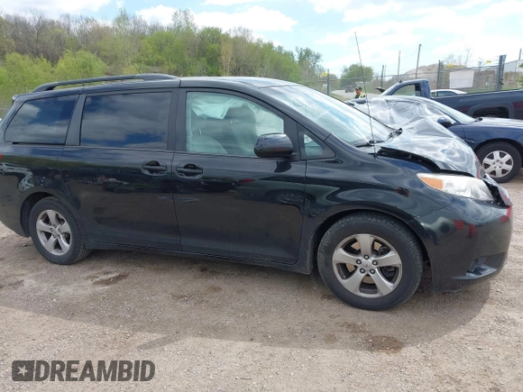 2012 Toyota Sienna LE AAS with VIN 5TDKK3DC1CS270204, listed as a IAAI auction lot 42204971 with 176,849 mi miles and . Bid and sale history available at DreamBid. Image 13.