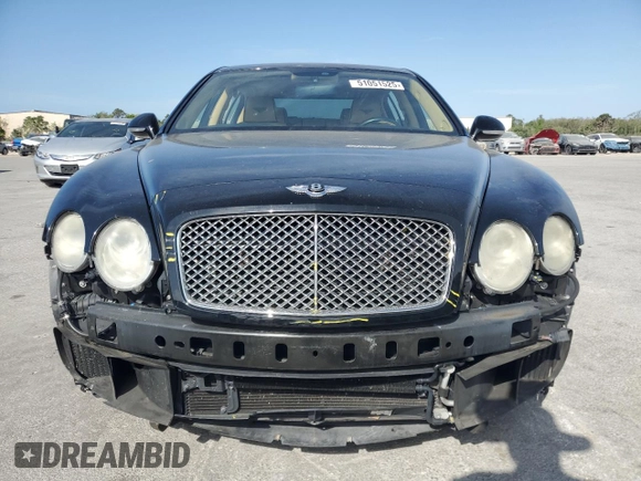 2013 Bentley Flying Spur with VIN SCBBR9ZA2DC082321, listed as a Copart auction lot 51051525 with 52,918 mi miles and Salvage title. Bid and sale history available at DreamBid. Image 5.
