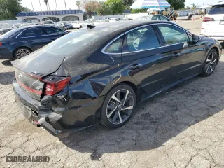 2023 Hyundai Sonata SEL Plus with VIN KMHL44J2XPA274413, listed as a Copart auction lot 47249855 with 44,117 mi miles and Salvage Title. Bid and sale history available at carsss.com. Image 3.