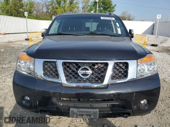 2012 Nissan Armada Platinum z VIN 5N1AA0NC8CN612390, wystawiony jako Copart lot #53537645 z przebiegiem 135 417 mil mil oraz Szkoda całkowita • Salvage title. Historia ofert i sprzedaży dostępna na DreamBid. Obrazek 5.