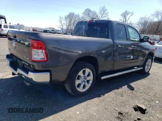 2021 Ram 1500 Big Horn with VIN 1C6SRFBT1MN831337, listed as a Copart auction lot 51418785 with 69,700 mi miles and Salvage Title. Bid and sale history available at carsss.com. Image 3.