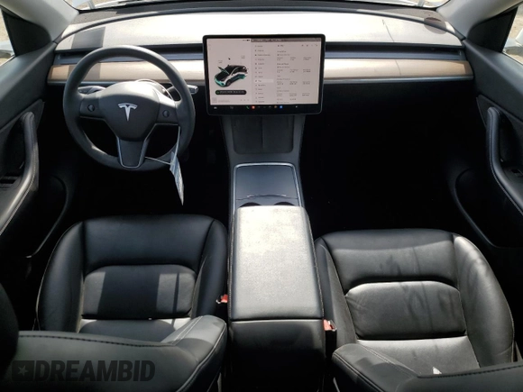 2022 Tesla Model Y Long Range z VIN 7SAYGAEE2NF465173, wystawiony jako Copart lot #53983845 z przebiegiem 42 740 mil mil oraz Szkody całkowita. Historia ofert i sprzedaży dostępna na DreamBid. Obrazek 8.