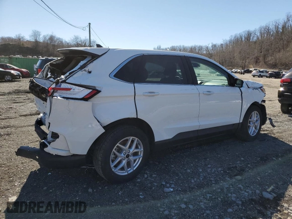 2024 Ford Edge SEL with VIN 2FMPK4J97RBA90462, listed as a Copart auction lot 48697985 with 17,401 mi miles and Clean Title. Bid and sale history available at carsss.com. Image 3.