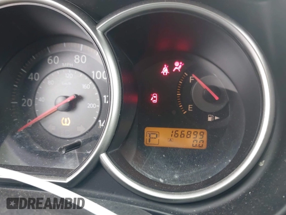 2008 Nissan Versa 1.8 S with VIN 3N1BC13E78L380632, listed as a IAAI auction lot 41562724 with 166,899 mi miles. Bid and sale history available at carsss.com. Image 7.