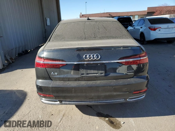 2019 Audi A6 Premium Plus with VIN WAUE8AF25KN126418, listed as a Copart auction lot 80232593 with 37,187 mi miles and Salvage Title. Bid and sale history available at carsss.com. Image 6.