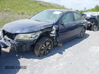 2014 Honda Accord Sedan LX with VIN 1HGCR2F38EA117411, listed as a IAAI auction lot 41660749 with 155,140 mi miles. Bid and sale history available at carsss.com. Image 2.