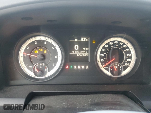 2013 Ram 1500 Tradesman with VIN 1C6RR7KPXDS685450, listed as a Copart auction lot 49182495 with 190,948 mi miles and Clean Title. Bid and sale history available at carsss.com. Image 9.