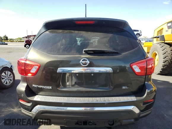 2017 Nissan Pathfinder S with VIN 5N1DR2MN7HC635683, listed as a Copart auction lot 63705305 with 117,287 mi miles and Clean title. Bid and sale history available at DreamBid. Image 6.