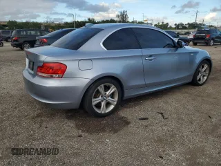 2013 BMW 1 Series 128i with VIN WBAUP7C51DVP24833, listed as a Copart auction lot 79631604 with 36,098 mi miles and Non Repairable. Bid and sale history available at carsss.com. Image 3.