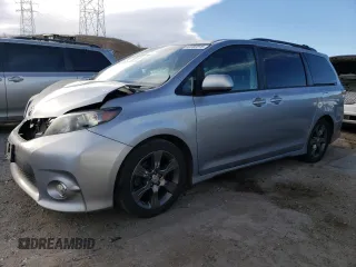 2012 Toyota Sienna SE with VIN 5TDXK3DC8CS209938, listed as a Copart auction lot 49187275 with 120,066 mi miles and Salvage Title. Bid and sale history available at carsss.com. Image 1.