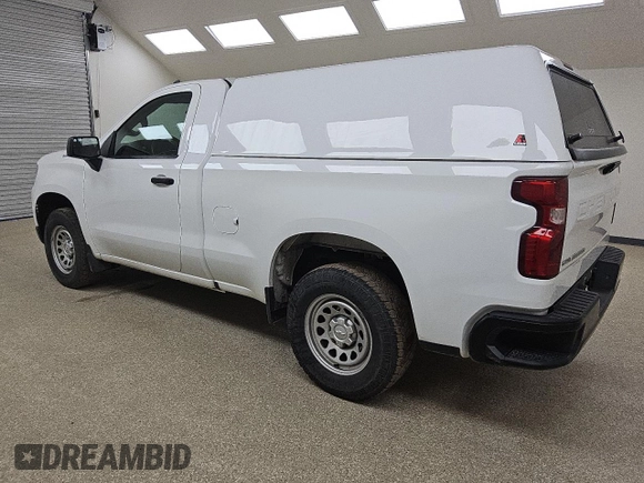 2023 Chevrolet Silverado 1500 Work Truck with VIN 3GCNAAEK8PG355099, listed as a Copart auction lot 53454815 with 174,748 mi miles and Clean Title. Bid and sale history available at carsss.com. Image 2.