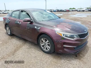 2016 Kia Optima LX with VIN 5XXGT4L32GG018768, listed as a IAAI auction lot 42682209 with 131,951 mi miles and . Bid and sale history available at DreamBid. Image 1.