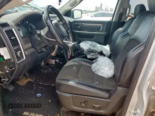 2018 Ram 1500 Lone Star Silver with VIN 1C6RR6LT6JS271714, listed as a Copart auction lot 60859665 with 181,034 mi miles and Salvage title. Bid and sale history available at DreamBid. Image 7.