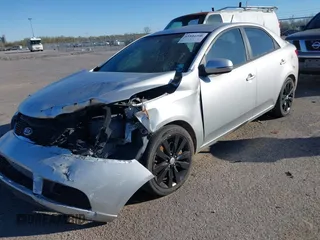 2013 Kia Forte SX with VIN KNAFW4A38D5666280, listed as a IAAI auction lot 41804208 with 76,045 mi miles. Bid and sale history available at carsss.com. Image 2.