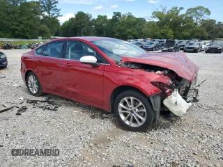 2020 Ford Fusion SE with VIN 3FA6P0HD9LR185169, listed as a Copart auction lot 56412425 with 80,152 mi miles and Salvage title. Bid and sale history available at DreamBid. Image 4.