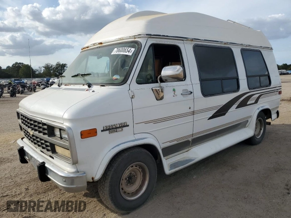 1995 Chevrolet Chevy Van с VIN 1GBEG25K1SF128372, выставлен на аукционе Copart как лот 78600654 с пробегом 183 522 миль миль и Списание • Salvage title. История ставок и продаж доступна на DreamBid. Изображение 1.