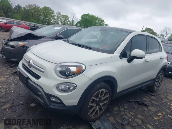 2017 FIAT 500X Trekking with VIN ZFBCFYCB3HP538169, listed as a IAAI auction lot 41975262 with 48,526 mi miles and . Bid and sale history available at DreamBid. Image 2.