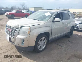 2011 GMC Terrain SLT-1 with VIN 2CTFLUE5XB6201691, listed as a IAAI auction lot 41843933 with 108,647 mi miles and . Bid and sale history available at carsss.com. Image 2.