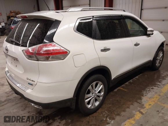 2014 Nissan Rogue SL with VIN 5N1AT2MV5EC771438, listed as a IAAI auction lot 40928208 with 138,910 mi miles and . Bid and sale history available at DreamBid. Image 4.