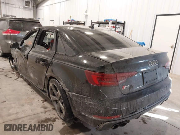 2019 Audi S4 Premium Plus z VIN WAUB4AF40KA100915, wystawiony jako IAAI lot #41578486 z przebiegiem 47 331 mil mil oraz . Historia ofert i sprzedaży dostępna na DreamBid. Obrazek 3.