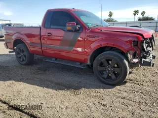 2014 Ford F-150 XL with VIN 1FTMF1CTXEFB06729, listed as a Copart auction lot 87945925 with 17,909 mi miles and Salvage title. Bid and sale history available at DreamBid. Image 4.