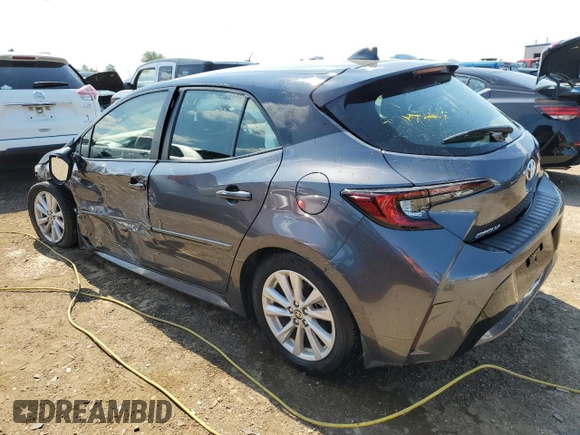 2023 Toyota Corolla Hatchback SE with VIN JTND4MBE1P3192460, listed as a Copart auction lot 63411604 with 7,799 mi miles and Salvage Title. Bid and sale history available at carsss.com. Image 2.
