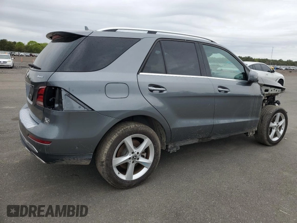 2019 Mercedes-Benz GLE 400 with VIN 4JGDA5GB4KB212891, listed as a Copart auction lot 57131075 with 77,710 mi miles and Salvage title. Bid and sale history available at DreamBid. Image 3.