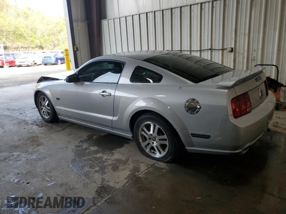 2006 Ford Mustang GT Deluxe with VIN 1ZVFT82H965145372, listed as a Copart auction lot 53283605 with 86,375 mi miles and Salvage Title. Bid and sale history available at carsss.com. Image 2.