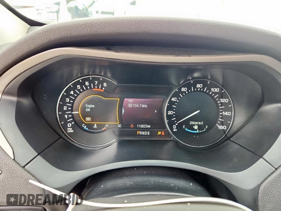 2014 Lincoln MKZ with VIN 3LN6L2GK0ER811644, listed as a Copart auction lot 60094105 with 115,623 mi miles and Salvage title. Bid and sale history available at DreamBid. Image 9.