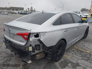 2016 Hyundai Sonata 2.4L Sport with VIN 5NPE34AF9GH374210, listed as a IAAI auction lot 41871957 with 170,044 mi miles. Bid and sale history available at carsss.com. Image 4.