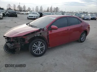 2014 Toyota Corolla L с VIN 5YFBURHE0EP122968, выставлен на аукционе Copart как лот 81291123 с пробегом 115 420 миль миль и Списание • Salvage title. История ставок и продаж доступна на DreamBid. Изображение 1.